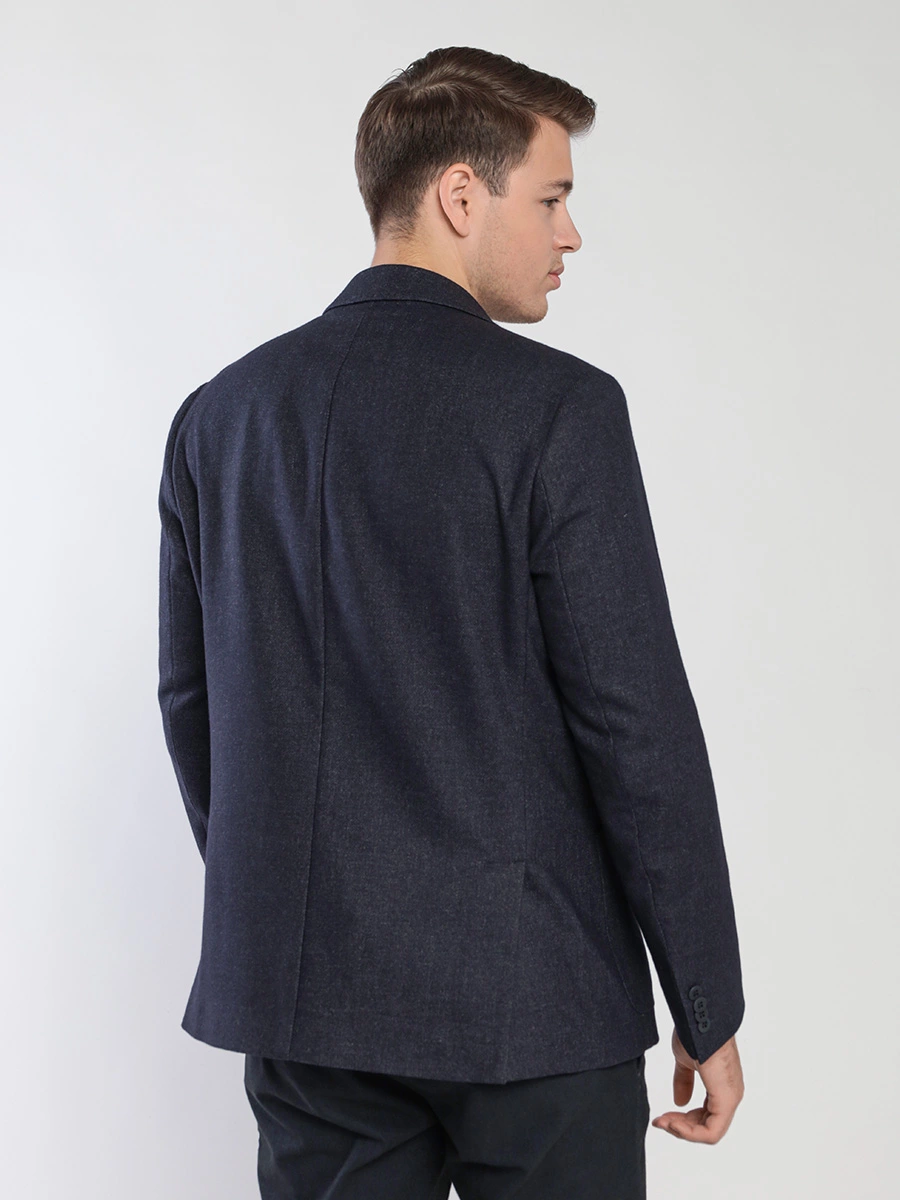 Пиджак однобортный из стриженной шерсти
